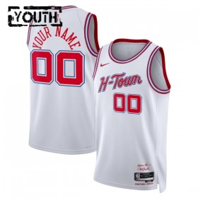Dres Houston Rockets Prilagođeni Nike 2025-26 City Edition Bijela Swingman - Dječji